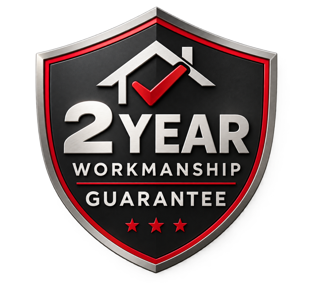 2 year workmanship guarantee badge